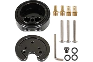 waltyotur Diesel Fuel Tank Dual-Port Gas Integrated Return Sump Kit Replacement for Airdog FASS Cummins Duramax Powerstroke