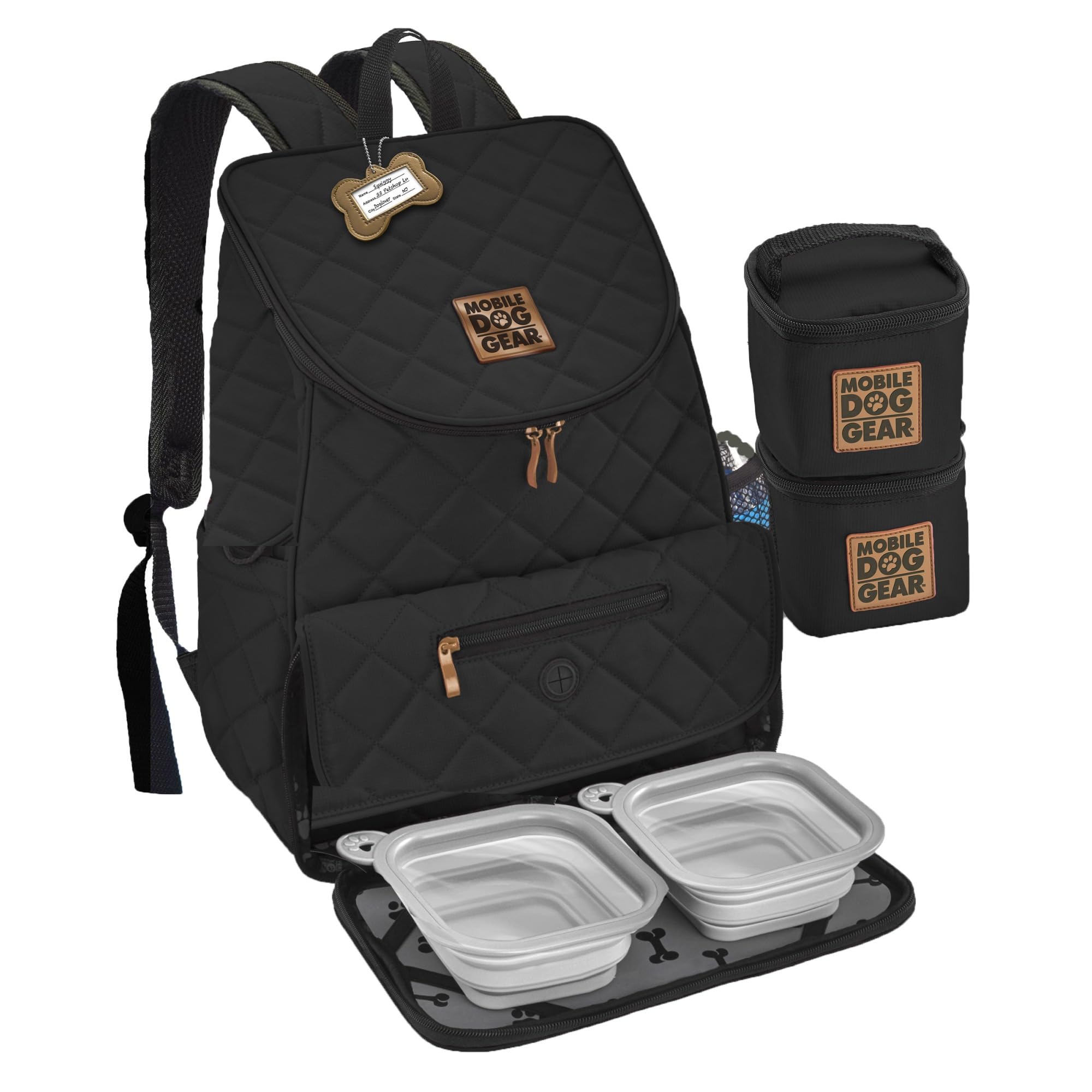 Overland Dog Gear, Mobile Dog Gear Unisex Weekender Backpack Black One Size One Size