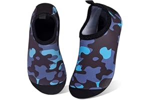 WateLves Kids Water Shoes Girls Boys Toddler Non-Slip Quick Dry Aqua Socks for Beach Swim Walking