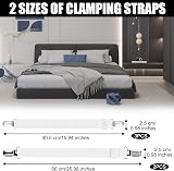 GOWTX 5Pcs Fitted Bed Sheet Grippers, Adjustable Elastic Tensioners view 2