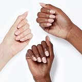 OPI xPRESS/ON Bubble Bath Short Round Nails with Glue - Nude Pink 30 Tips view 3
