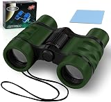 OSDUE Kids Telescope 4x30 Binoculars Army Green Outdoor Educational Gift