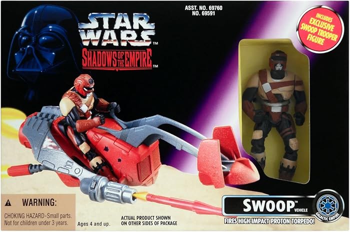 Star Wars Shadows of the Empire Swoop Vehicle with Swoop Trooper Action Figure by Kenner
