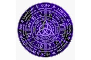 EVAN DECALS Celtic Pagan Year Wheel Calendar Sticker Vinyl Bumper Sticker Decal Waterproof 5"