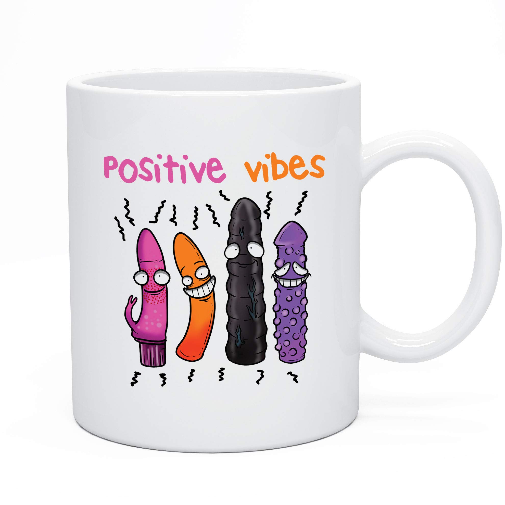 LimaLima Funny Positive Vibes Tea & Coffee Mug
