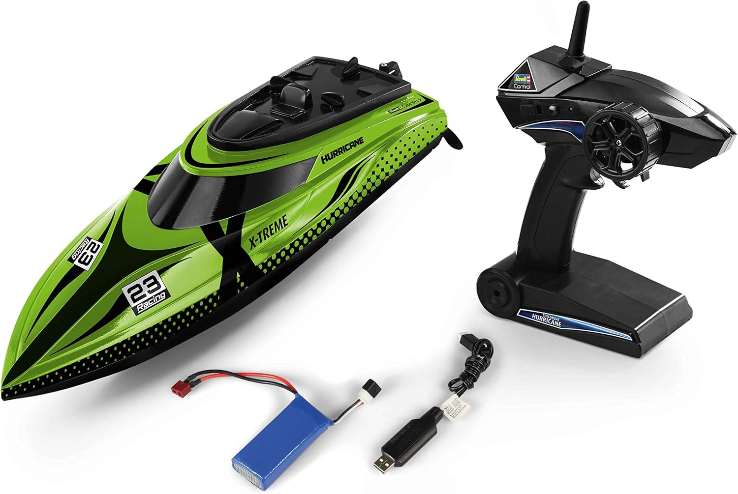 Revell Control 24139 Remote Control X-TREME Speedboat Hurricane With Precise 2.4 GHz Control, Up To 45km/h, Anti Capsize - Image 5