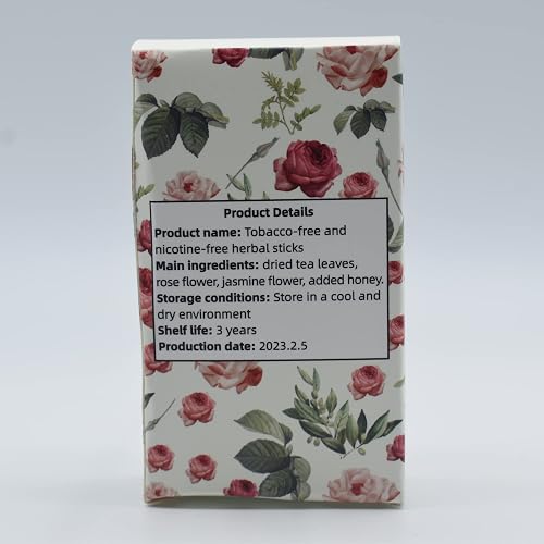 Honey Rose Herbal Cigarettes - Tobacco and Nicotine Free- 2 Packs 40 Smokes  in Saudi Arabia