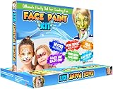 Desire Deluxe Face Painting Kit for Kids 16 Colors Non-Toxic Hypoallergenic view 6