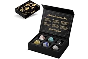 AOVILA Libra Crystals Gift Set, Libra Zodiac Signs Healing Crystals Birthstones with Horoscope Box Set Libra Astrology Crystals Healing Stones Gifts