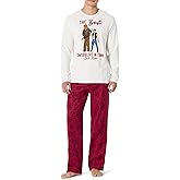 Amazon Essentials Disney | Marvel | Star Wars Men's Flannel Pajama Sleep Sets