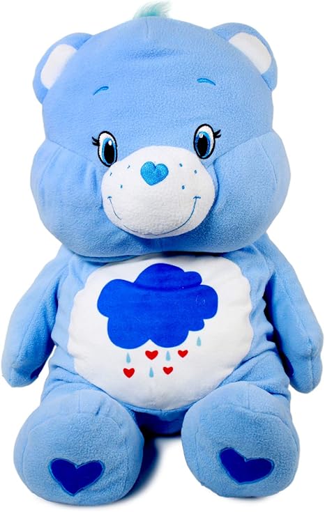 Amazon Com Care Bears Grumpy Bear Large 24 Pillow Soft Fluffy