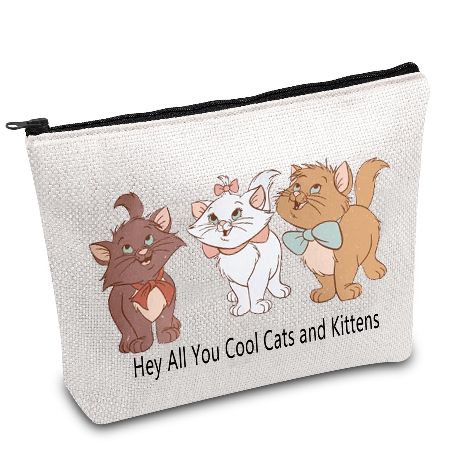 Marie Cat Makeup Bag The Aristo-Cats Gift Cartoon Inspired Cosmetic Bag Best Friends Gift Aristo-Cats Kitties Cosmetic Bag (Cool Cats UK)