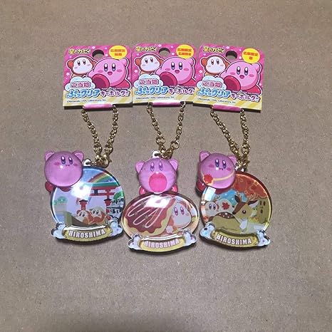 Amazon Co Jp 星のカービィ ご当地 ぷっクリアキーホルダー 広島 宮島 広島焼き 鹿 3点セット ホビー 通販