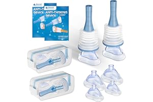 Senvok Choking Rescue Device (2 Sets) - Home Kit & Travel Kit - Anti Choking Device for Kids and Adults, Portable Airway Suction Device, Choking First Aid Device