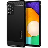 Spigen for Galaxy A52 5G Case, Rugged Armor [Military-Grade Protection] - Matte Black