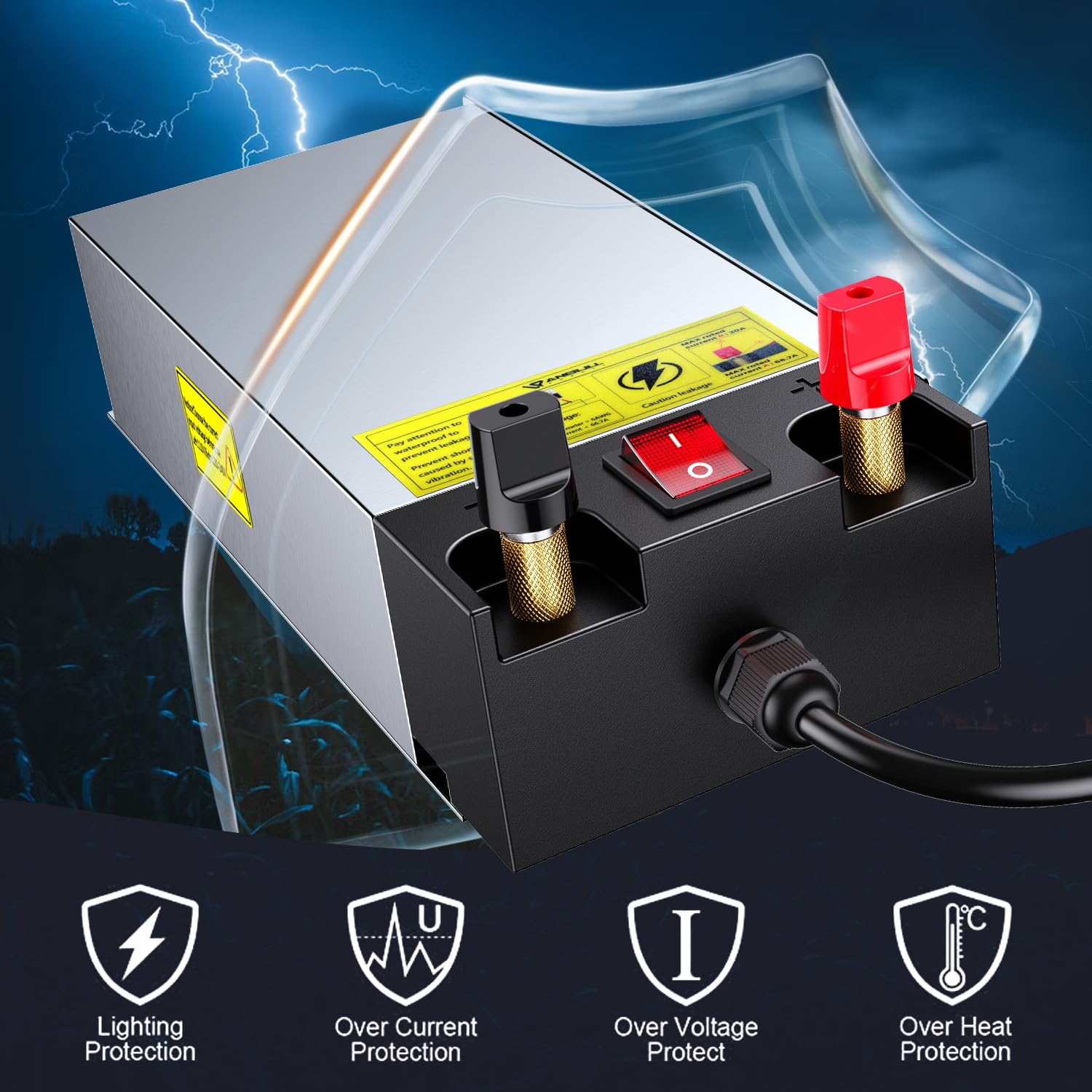 Anbull 800W SMPS 110V AC to 12V DC Converter Power Supply Adapter,110V to 12V Converter 800W Transformer