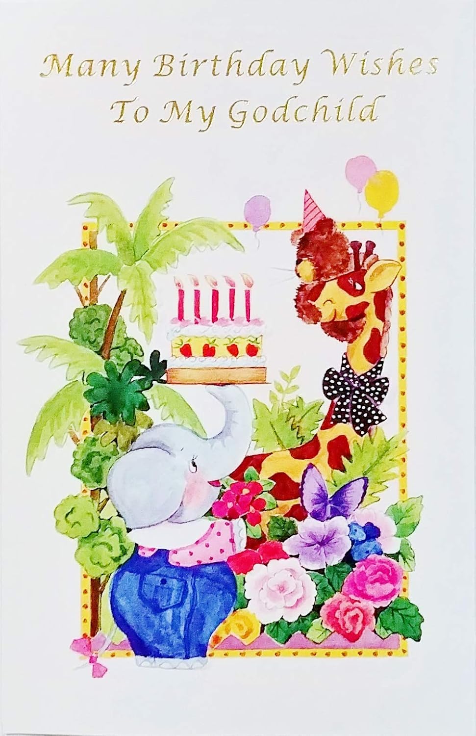 Amazon Com Many Birthday Wishes To My Godchild Greeting Card Hope Today Is Extra Nice And Lots And Lots Of Fun Office Products many birthday wishes to my godchild