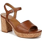 Naturalizer Womens Lilly Ankle Strap Platform Sandal English Tea Brown 8 M