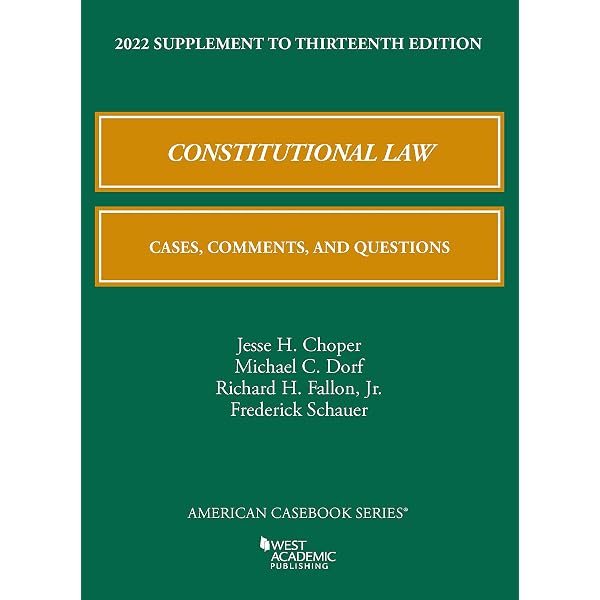 Amazon.com: Constitutional Law: Cases, Comments, and Questions