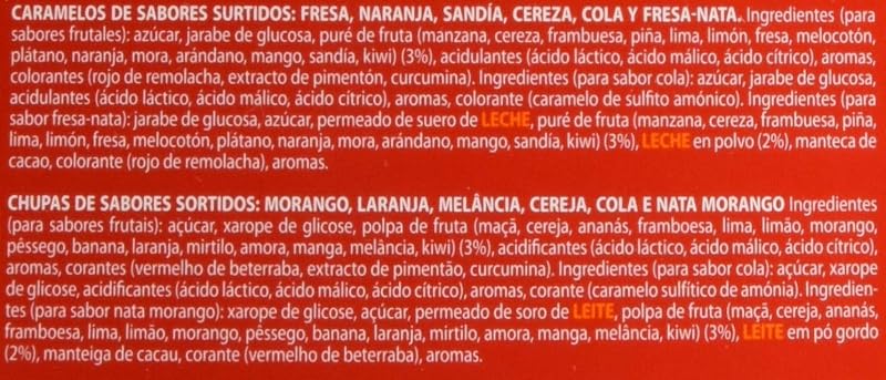 Original, Caramelo com Vara de Sabores Variados, Roda de 200 unidades de 12 gr. (Total 2.400 gr.)