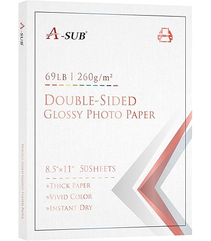 Buy Uinkit 37lb Thin Flyer Paper Glossy 8.5x11 Inkjet 100