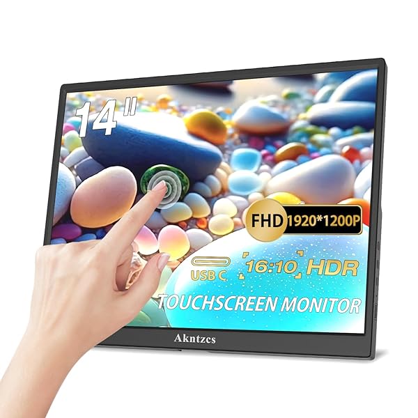 AKNTZCS PORTABLE MONITOR – 14″ FHD 1920X1200P USBC...