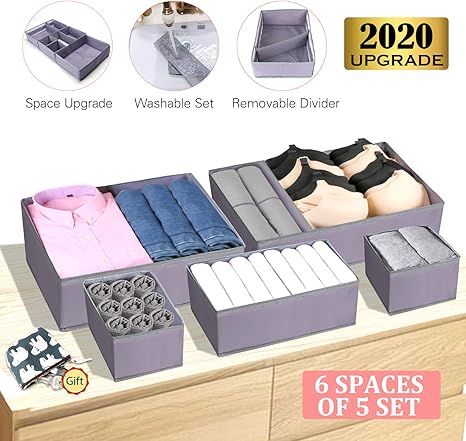Drawer Organizer Clothes Underwear Dresser Organizer Washable Sock