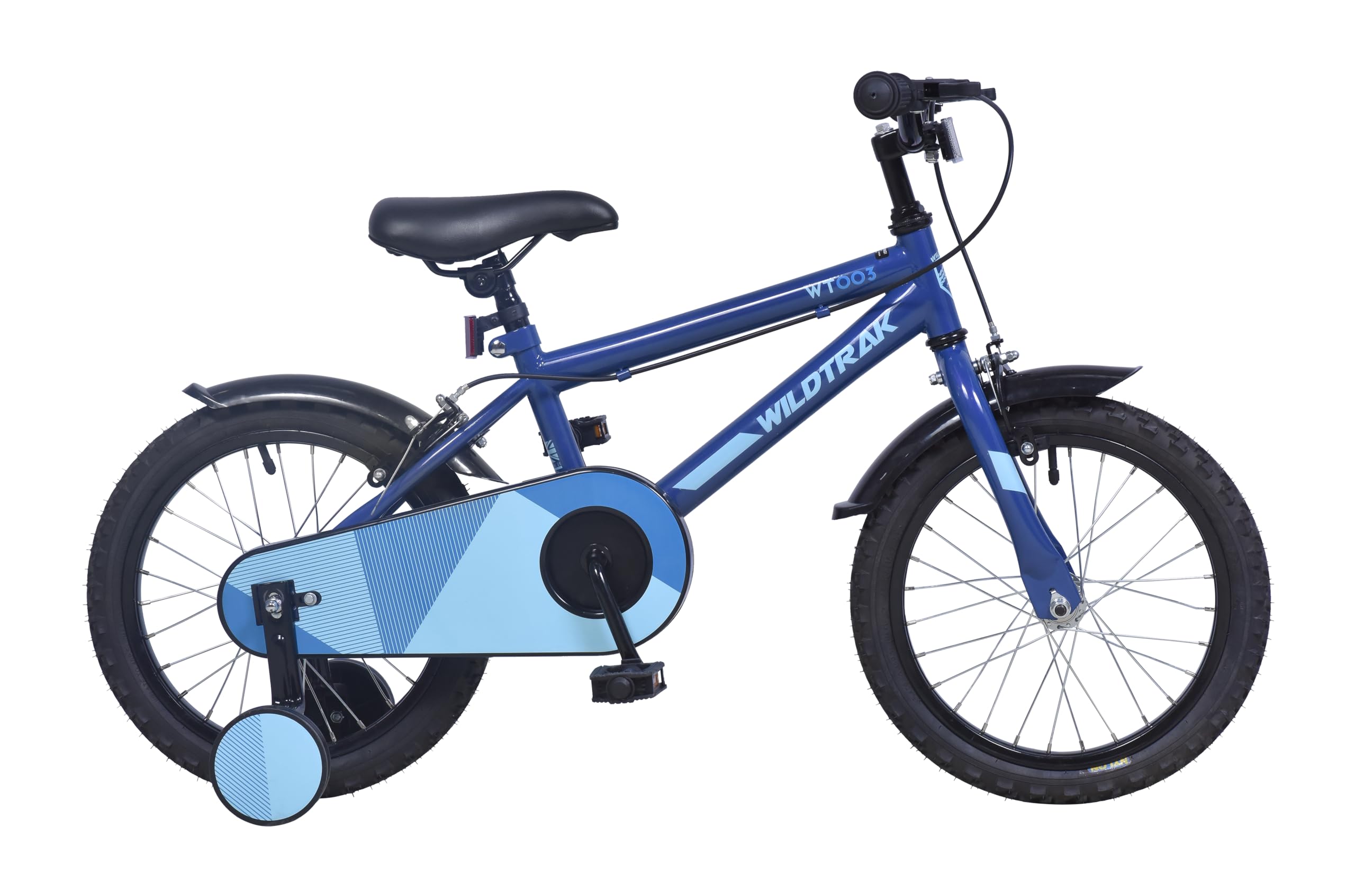 Wildtrak - 16 Inch Bike for Children 4-6 Years with Stabilisers - Blue