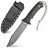 Gtkii GTK2 Fixed Blade Knife AUS-10 Steel Blade