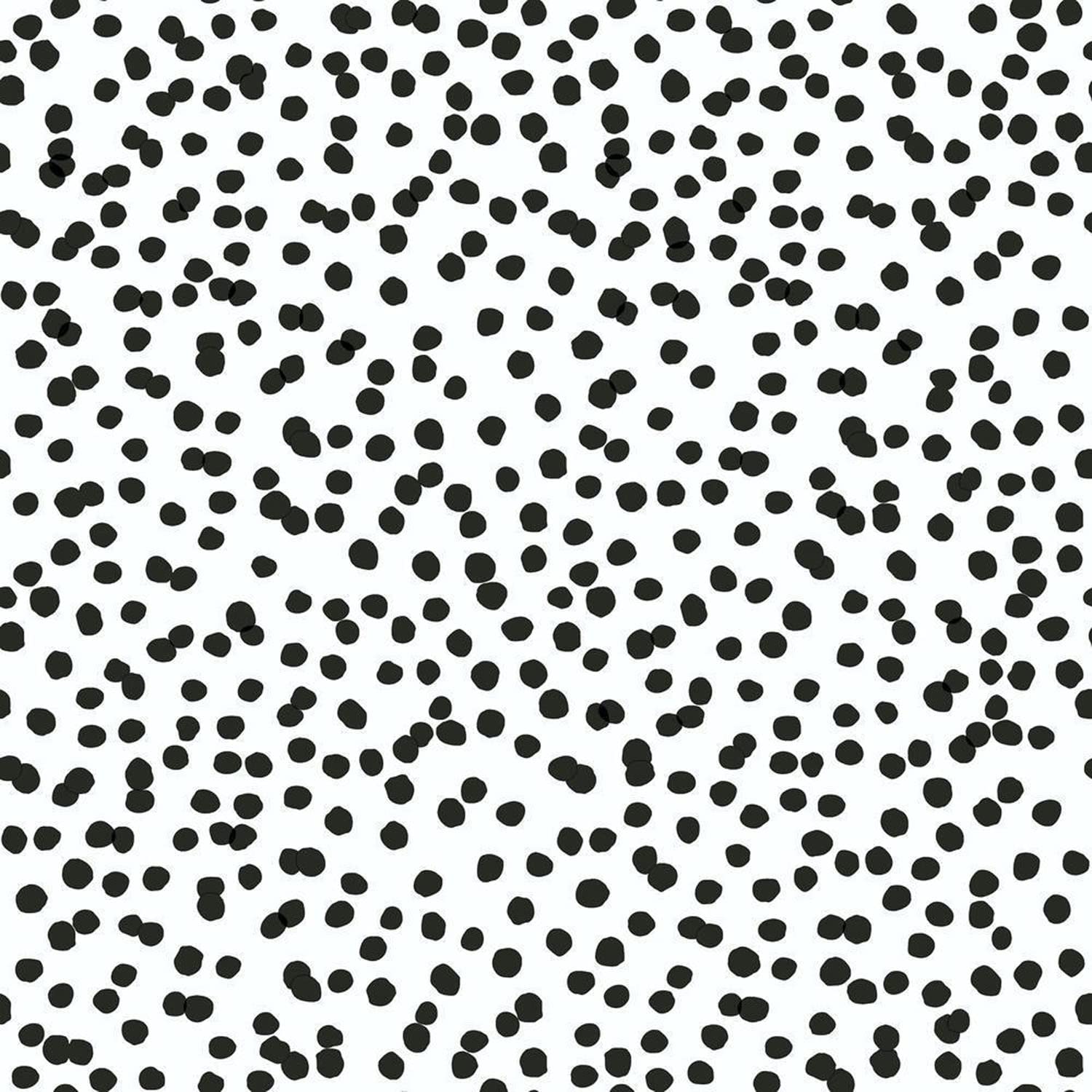 RoomMates RMK11406WP Black and White Confetti Peel and Stick Wallpaper
