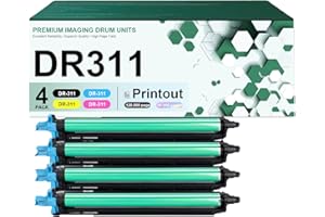 Compatible for Konica Minolta DR311 Drum Units Combo Pack Replacement for DR-311 A0XV0RD A0XV0TD Imaging Drum Unit Fit for Ko
