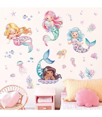 Stickers Muraux : Poules Colorées - Sticker Décoration Murale