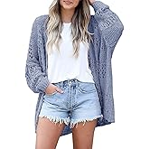 Lightweight Summer Cardigan for Women Spring Netted Crochet Cardigans Sweaters