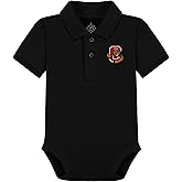 Creative Knitwear College Baby Polo Bodysuit Solid - Team Logo, Multiple Colors, for Boys & Girls (0-12 Months)