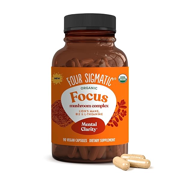 FOUR SIGMATIC FOCUS CAPSULES | LION’S MANE SUPPLEMENT...
