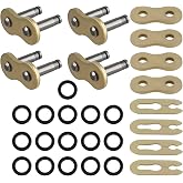 Carbbia 520HV 520 Chain Master Link Connecting Links with O-Ring | for Motorcycle Dirt Bike Pack of 4 Masterlink
