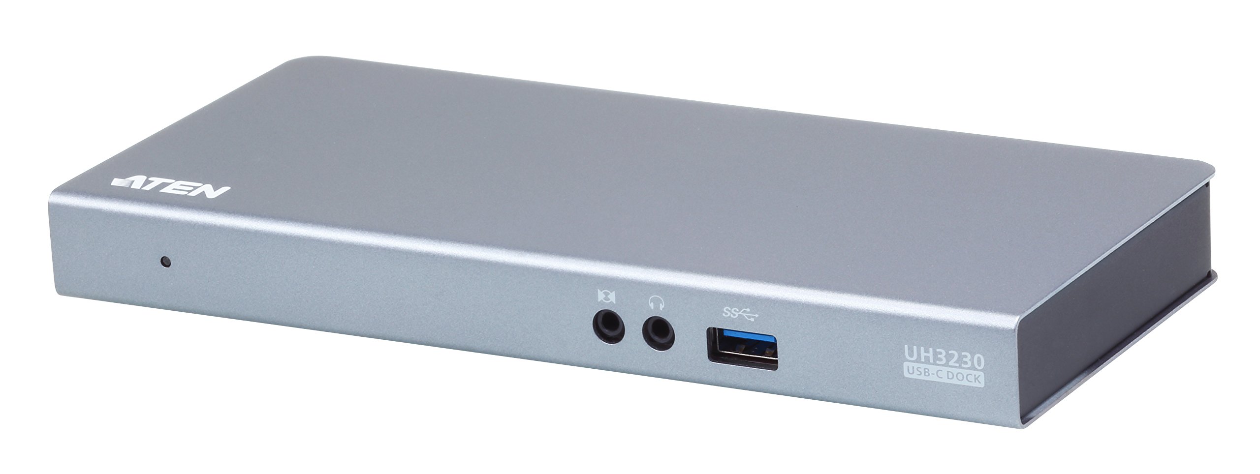 USB-C 8 port Multiport Docking station (USB-C, Gigabit LAN, DisplayPort Multi-Stream Transport, HDMI, audio and three USB 3.1 Gen 1 ports, 60W Power) ATEN UH3230, supports Windows®, OS X®, iPad Pro