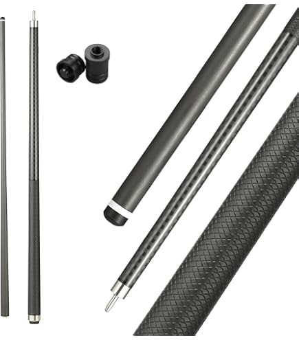 Amazon.com : CROWN ME Carbon Fiber Jump Pool Cue Stick, 13.5mm Tip