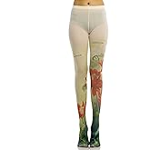 Sahabowi Women Tights, Sheer High Waist Pantyhose, Vintage Control Top Stockings, Siwa 4