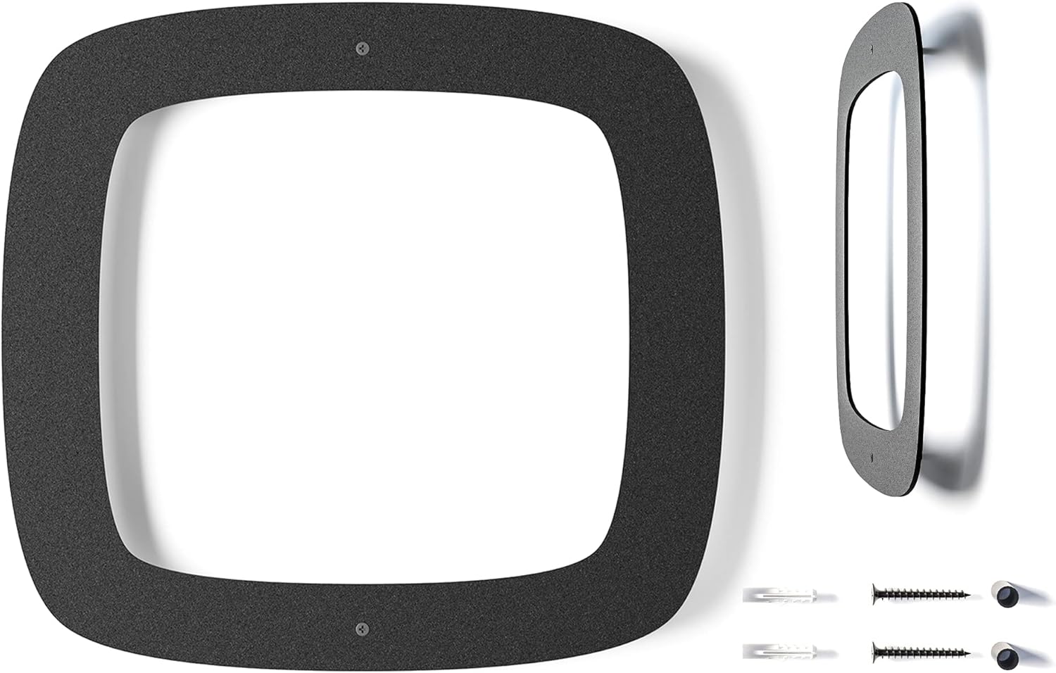 Address Signs - 6 Inch Modern Floating House Numbers | Large Metal House Numbers for Outdoors | Black Coated Rust-Proof Home Address Number