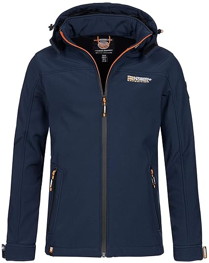 Geographical Norway Herren Softshelljacke Takeaway abnehmbare Kapuze
