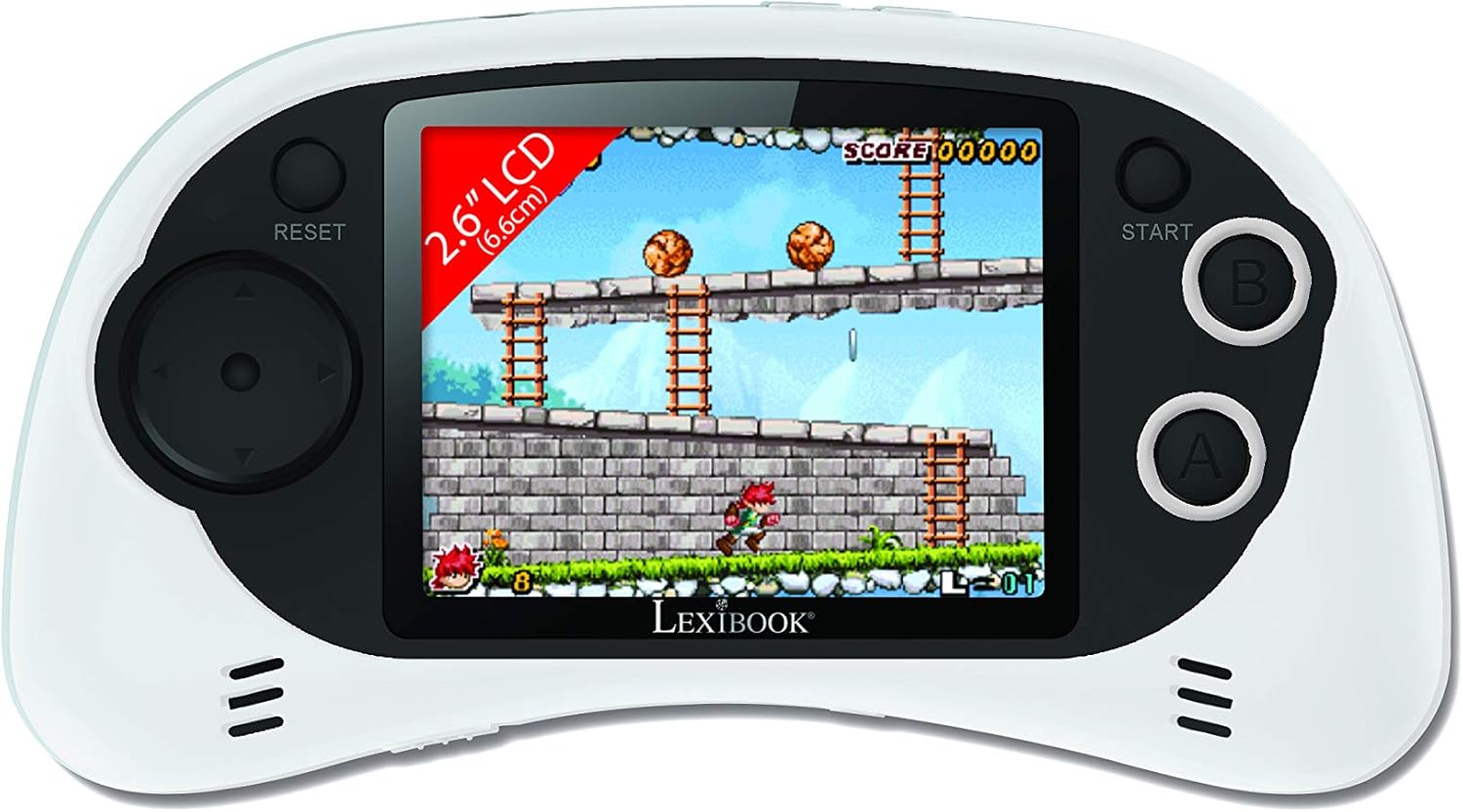 Amazon.es LEXIBOOK (JL2385W Consola de vídeo portátil, Power Arcade de