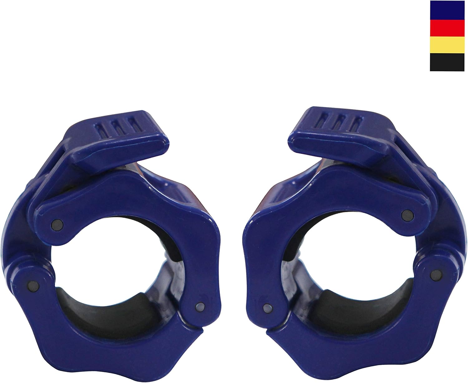 oursgym 1" Barbell Clamps Solid ABS Locking Barbell Collars with Quick Release