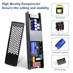 PZETCEIR LED Driver 24V 150W 6.5A Slim LED Power