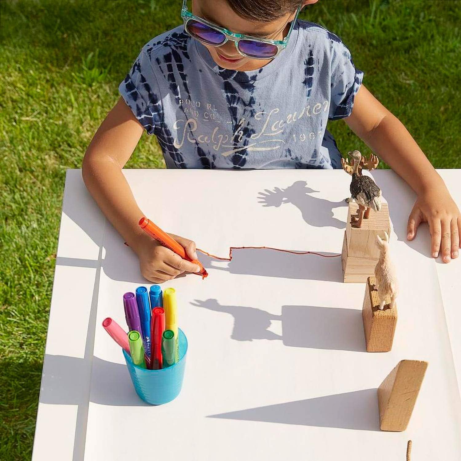 RUSPEPA Tabletop Easel Paper Roll Painting Paper Roll Fits Kids 15" - 18" inch Wide Easels and Dispenser for Craft, 15Inch x100Feet