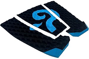 Pangaloo Surf Co Maui - Surfboard 3 Piece Traction Pad • 3M Adhesive • EVA Foam • Longboard, Shortboard Tail Pad
