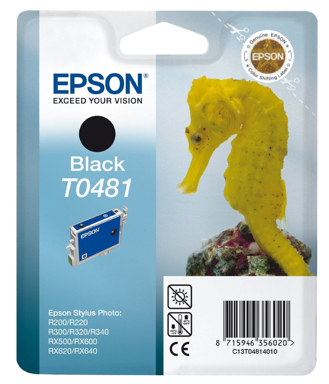 Epson C13T04814010 Stylus Photo Ink Cartridge, Black, Amazon Dash Replenishment Ready