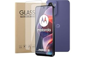 KZIOACSH 2 Pack Screen Protector for Motorola Moto G15 Power/Moto G15/Moto G05/Moto e15, HD Clear 9H Hardness High-Sensitivit