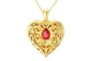 SOULMEET Personalized Silver Locket Necklace That Holds Pictures Photo Keep Someone Near to You Custom Lockets Necklaces Letters Engraving for His Her