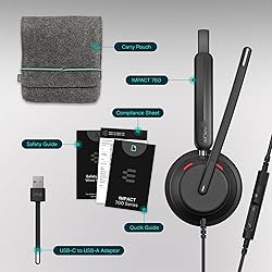 EPOS Impact 760 Dual-Sided USB C and USB A Wired
